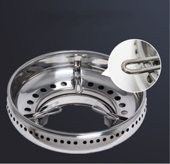 Stainless steel double-layer fireproof hood windscreen gas stove rack kitchen accessory gas stove support one-piece dropshipping