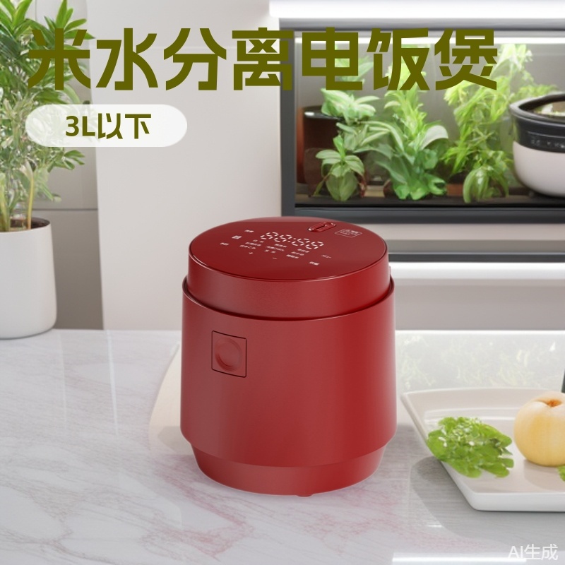 Japanese and Korean Cross-Border Best-Selling Mini Rice Cooker with Rice and Water Separation Touch Control Oem Customized Smart Rice Cooker