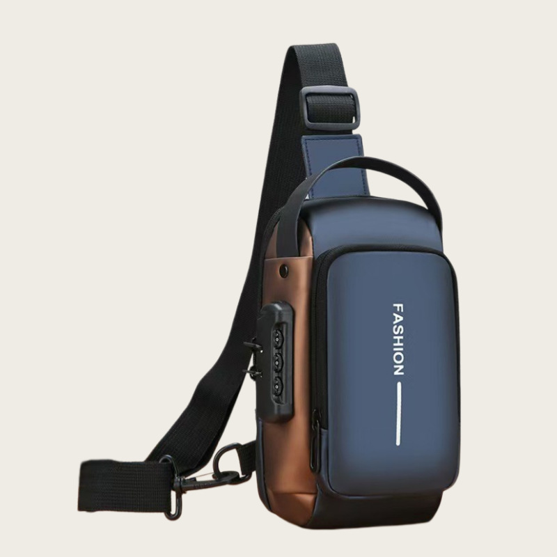 Bolso de motocicleta transfronterizo de gran capacidad para hombres explosivo bolso de pecho para hombres bolso de mensajero de hombro impermeable, resistente al desgaste, antirrobo multifuncional image 8