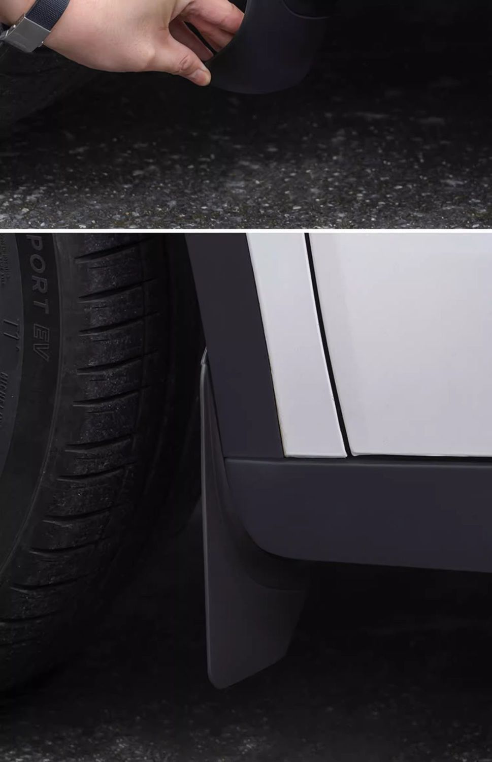 Suitable for Tesla's New Version Model Y/Yl Fenders, Front and Rear Wheel Sand Protection and Anti-Scratch Modification Accessories