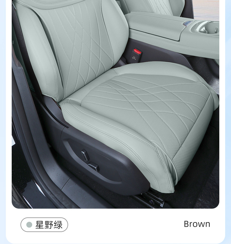 25 new model dark blue S07/S7 special seat covers, full-cover seat covers, all-season car seat cushions, full-coverage leather seat pads