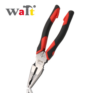 WAIT multi-functional industrial-grade strong blade wire pliers 60cr-v chrome vanadium steel wire stripper with crimping shear Sharp