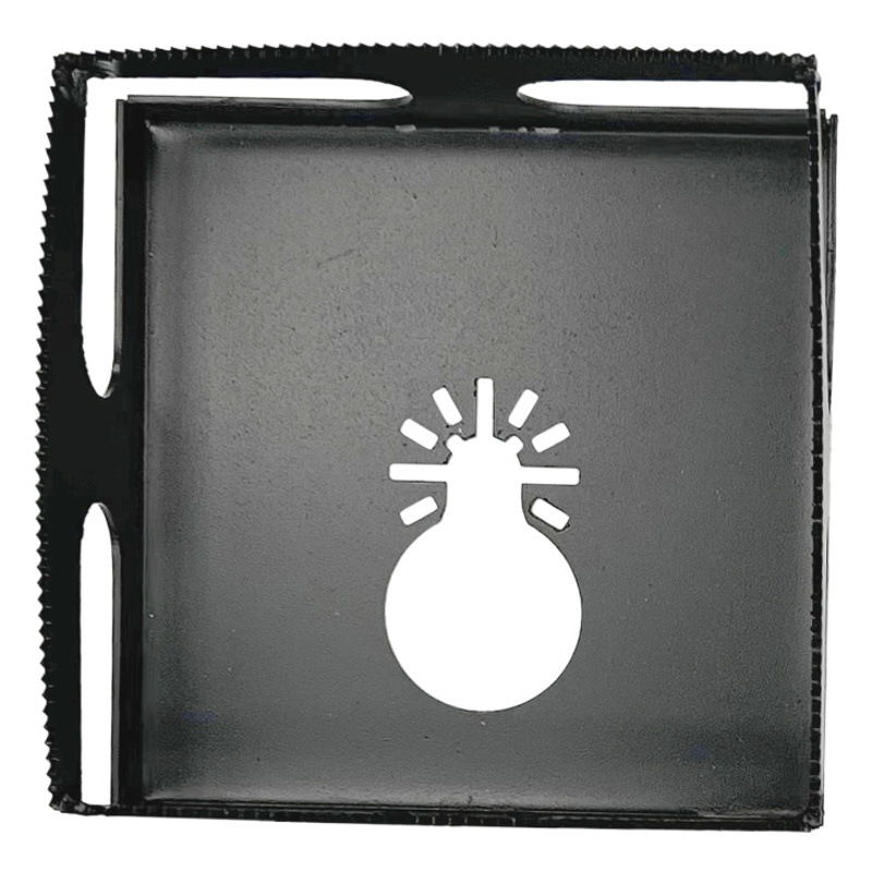 Cortador de ranura cuadrada para trabajar la madera Herramienta de agujero cuadrado Hoja de sierra de corte de agujero cuadrado Cuchillo de ranura cuadrada