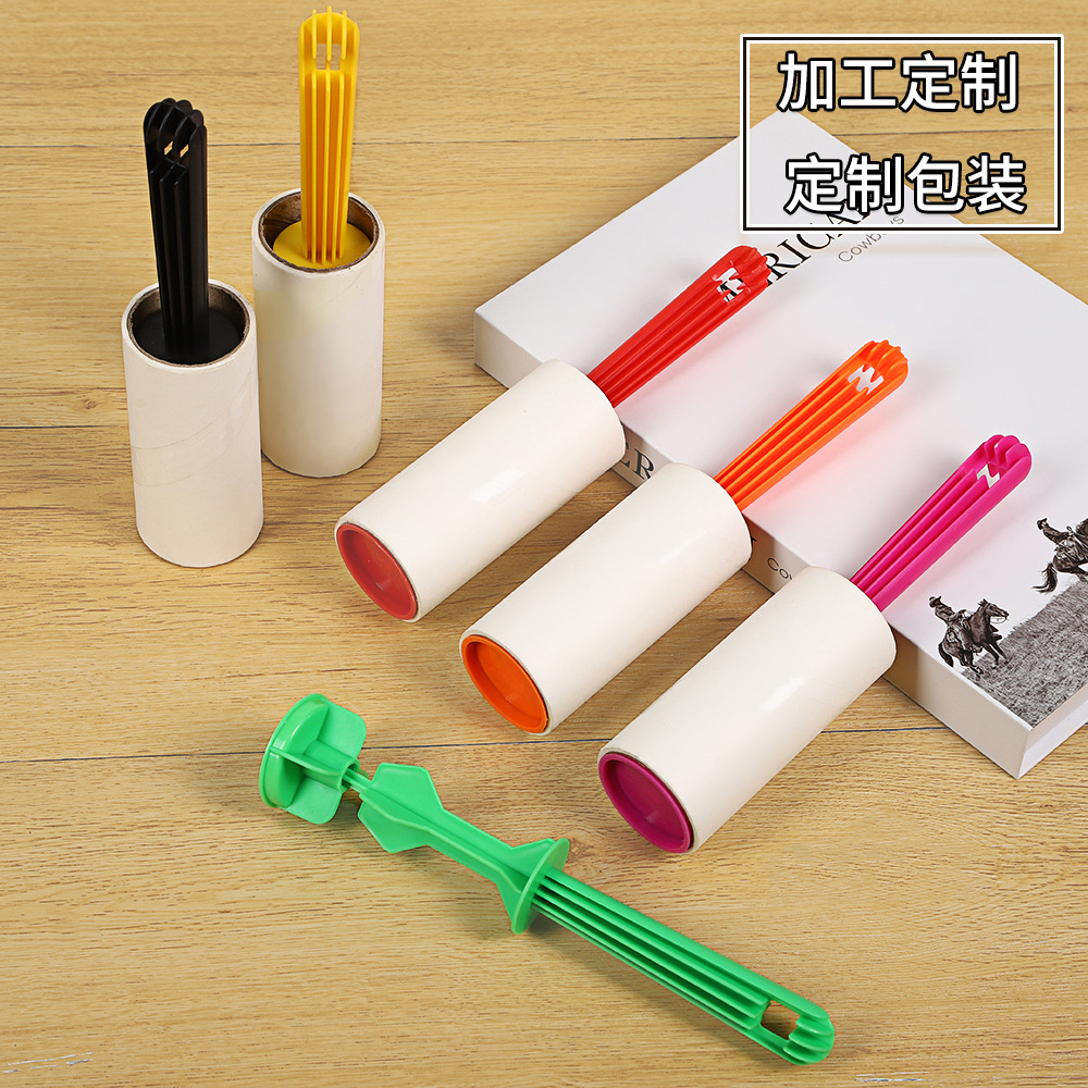Lint Roller with Strong Adhesive for Removing Hair from Clothes, Bed, and Pet Hair, with Replaceable Adhesive Core