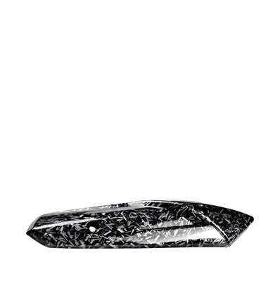 Motorcycle exhaust pipe heat shield, suitable for street - forged-pattern