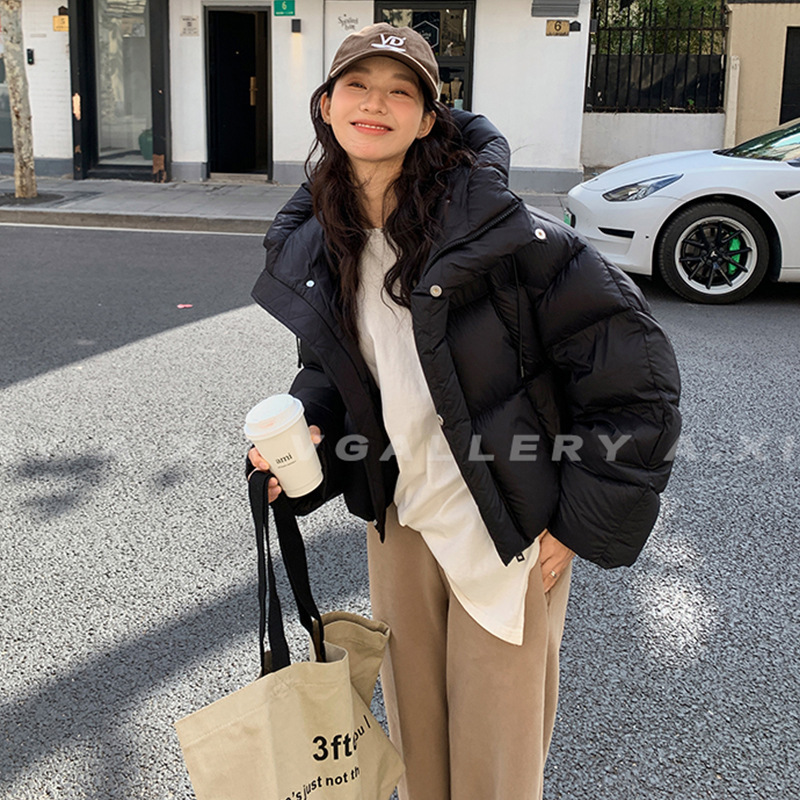 美式短款棉服女冬季2025新款时尚洋气加厚面包服棉袄外套|undefined