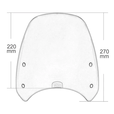 Suitable for Ducati: Motorcycle front windshield
