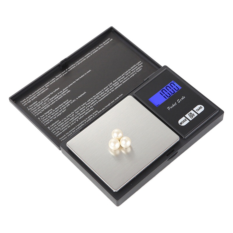 Manufacturer Wholesale P258 Jewelry Scale Portable Mini Flap Pocket Pants Digital Scale Palm Digital Scale Accurate Gram Scale 0.01