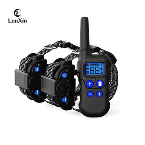 New model anti-barking remote training collar pet supply 1000-meter anti-bark training device factory wholesale