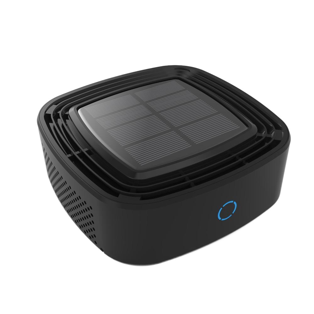 Purificador de aire del coche solar purificador de aire del coche desodorante PM2.5 entrega de una pieza