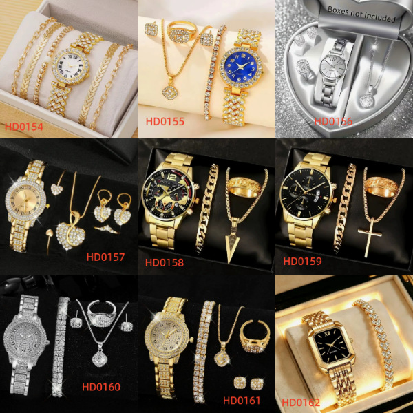Trendy Best-Selling Roman Numeral Luxury Diamond-Studded Cuban Bracelet with Women's Watch Fashionable Hip-Hop Steel Watch