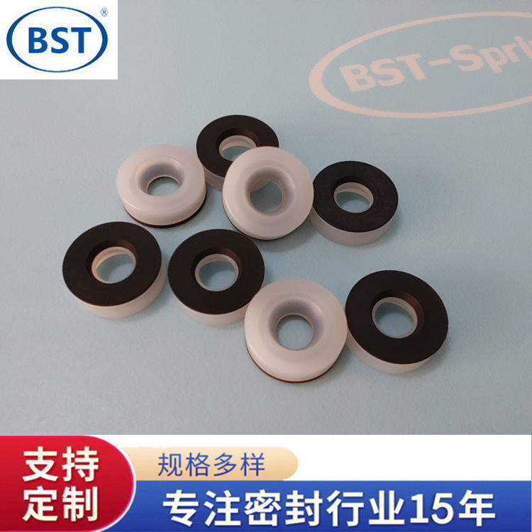 专业销售武藏螺杆阀专用密封圈 黑白组合圈弹簧密封圈 撞针密封圈