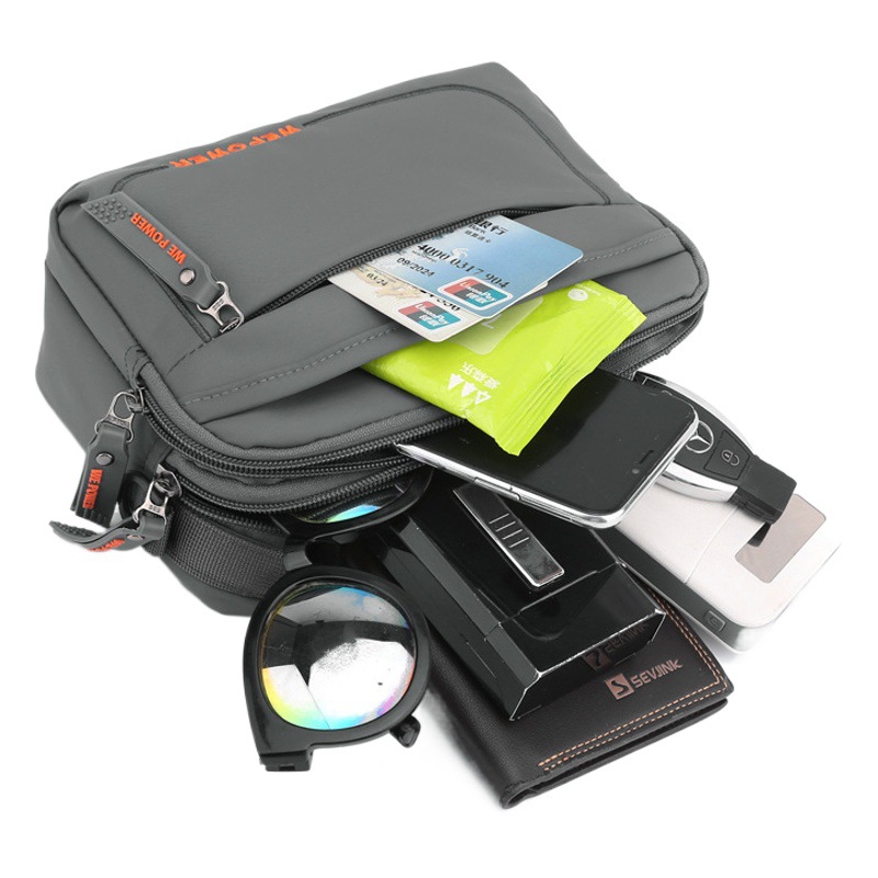 Fábrica al por mayor nuevos hombres ocasionales bolsa de mensajero impermeable al aire libre bolsa de hombro multifuncional bolsa de viaje bolso colgante