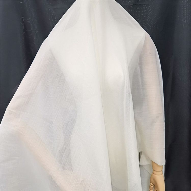 棉泡纱薄纱亲肤面料 本白现货 汉服大袖衫半身裙面料