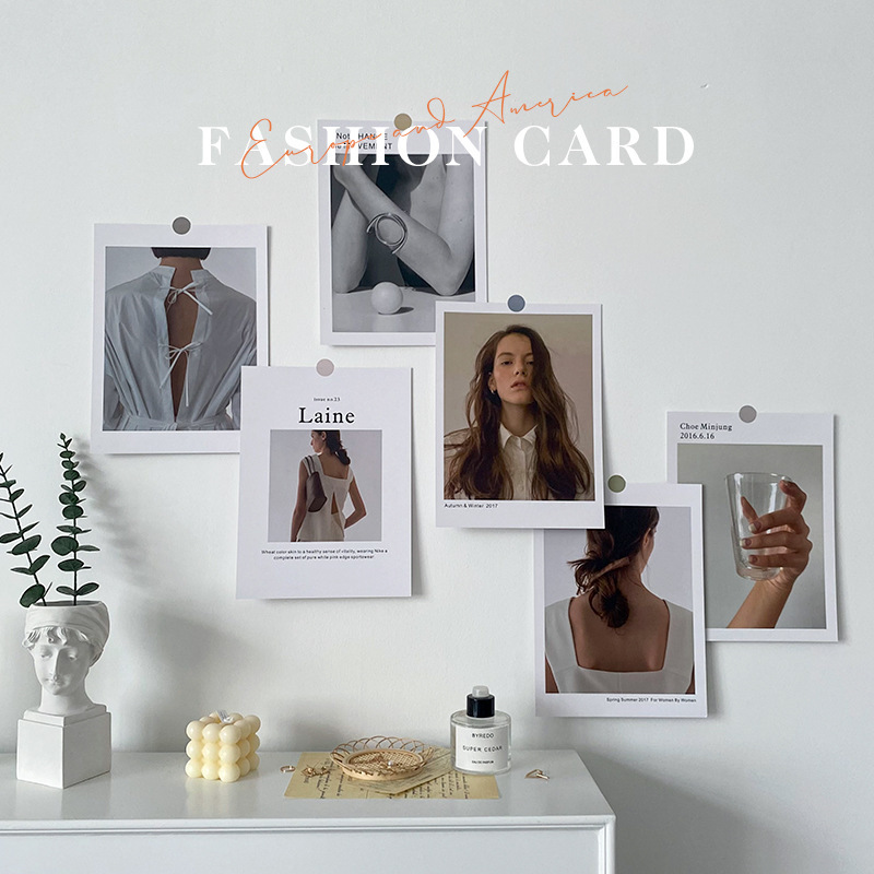Magazine Cover Series Card Set Photo Props Wall Decoration European and American Style Photography Shooting Background Street Photography