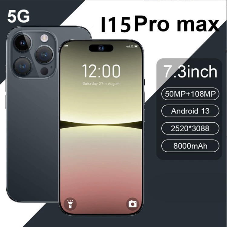 (Кросс-бордерная торговля), смартфон, мобильный телефон, intel core i15, 15promax, Android, 16G, широкоформатный экран
