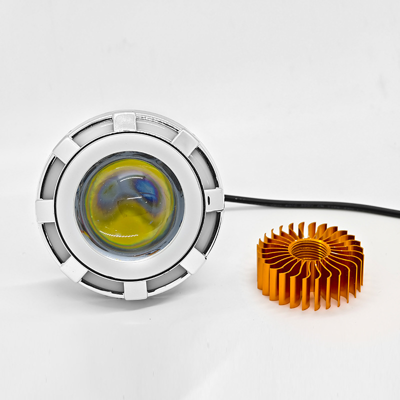 Electric Vehicle, Tricycle, Motorcycle Led Headlights, Car Spotlights, Bi-Xenon Lenses, High and Low Beam Lights, Waterproof Front Headlights