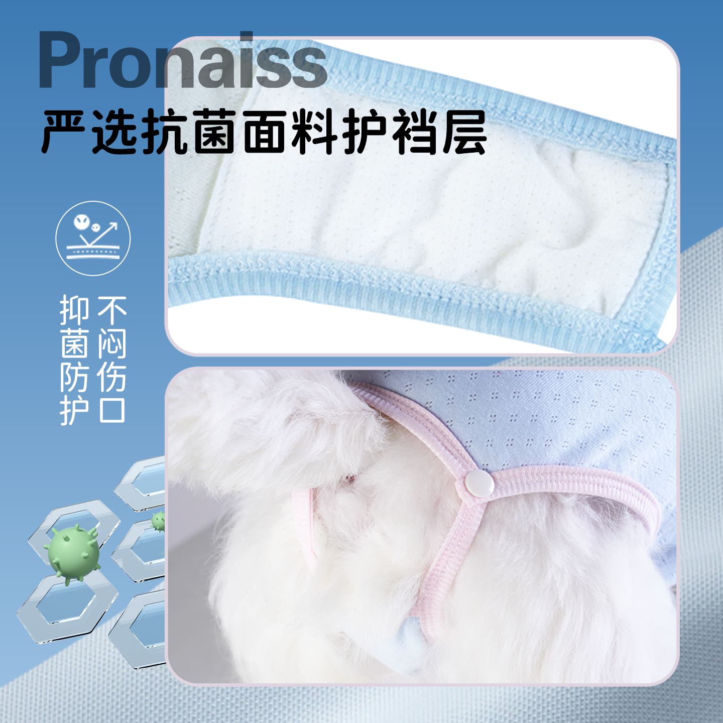 Послеоперационный бандаж для домашних животных Pronaiss