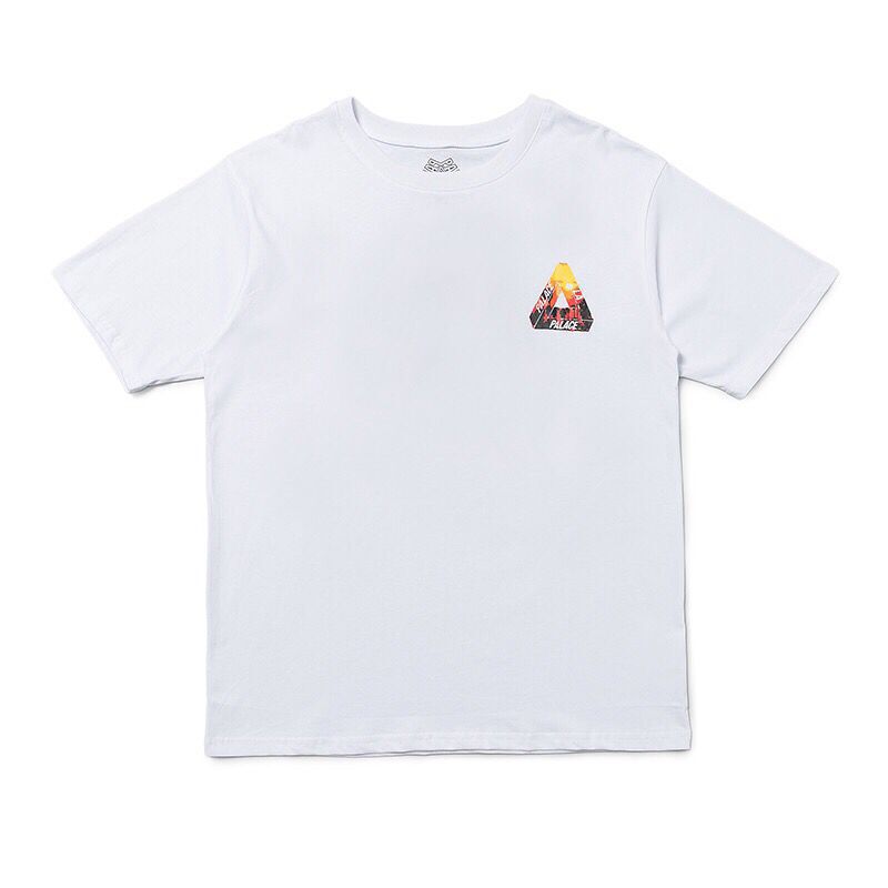 欧米の潮牌palace三角形双紗プリント高品質男女カジュアル半袖tシャツ|undefined
