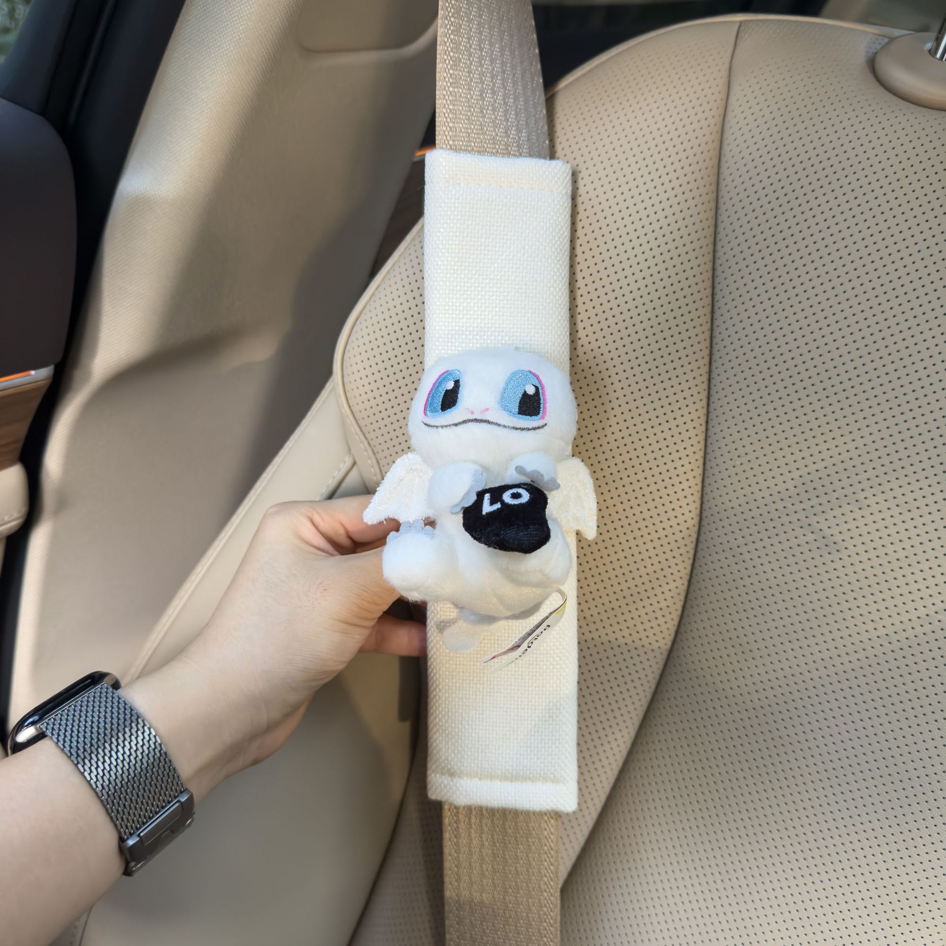 Authentic How to Train Your Dragon Toothless Car Seatbelt Shoulder Pad Car Interior Plush Toy Couple New Car Gift for Women