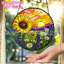 圆形彩绘花海跨境向日葵