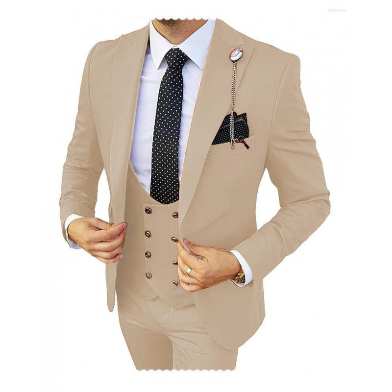 베이지 (탑 + 조끼 + 바지)