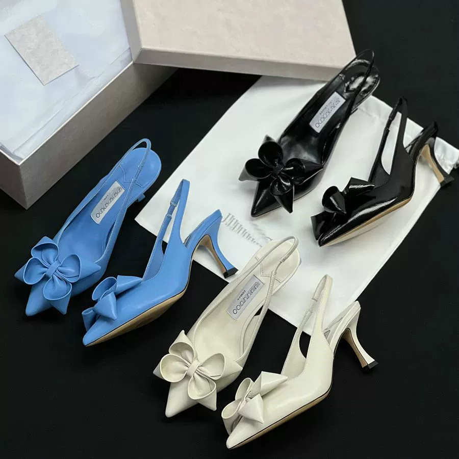 Сладкие и элегантные!25 Новые_POINTed_TOE_A Bow Mule High Heels Модные Баотоу Туфли-стилетто на каблуке