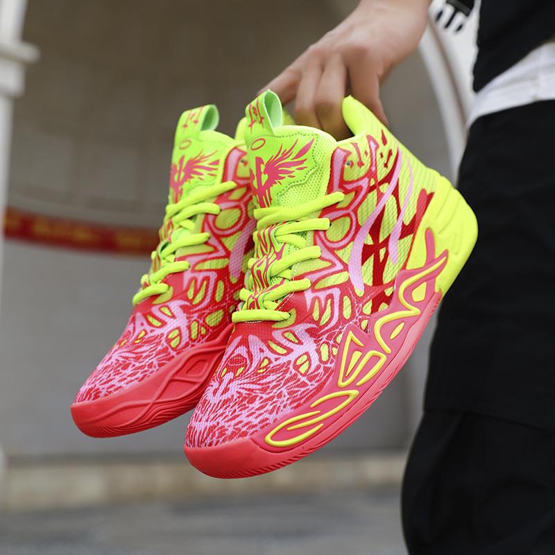 The Manufacturer Mainly Promotes High-Quality Lamelo Fourth Generation Mb4 Couple Basketball Shoes, Comfortable Non-Slip Men's and Women's Sports Shoes