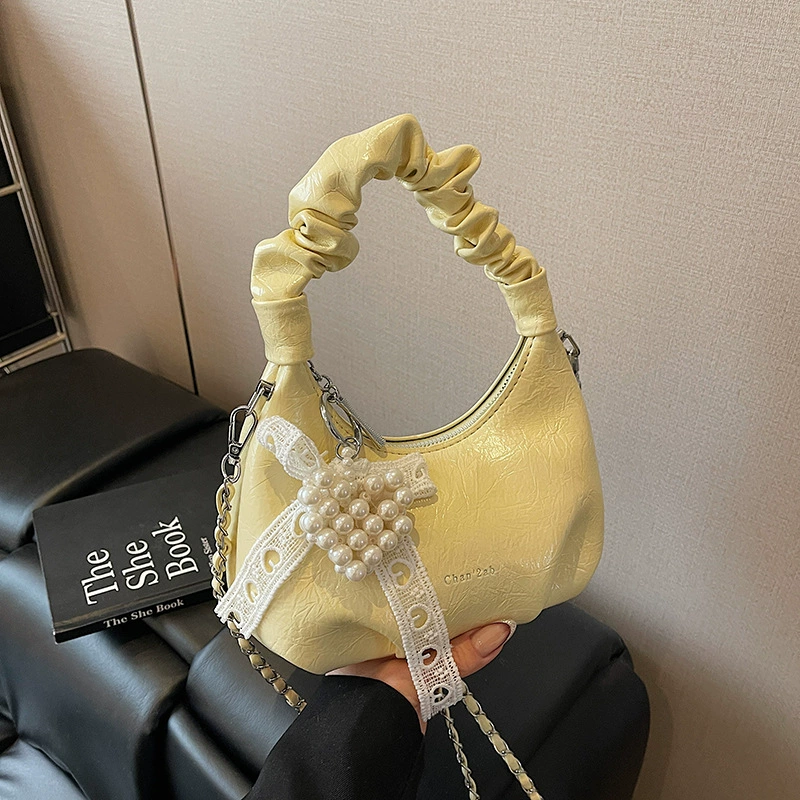 Small small bag, summer universal handheld shoulder bag, chain bag