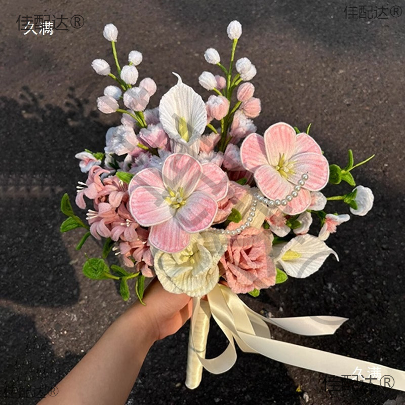 ツイストスティックブーケ手作りひまわりハンドヘルド素材パッケージ婚約証明書親友ガールフレンド誕生日|undefined