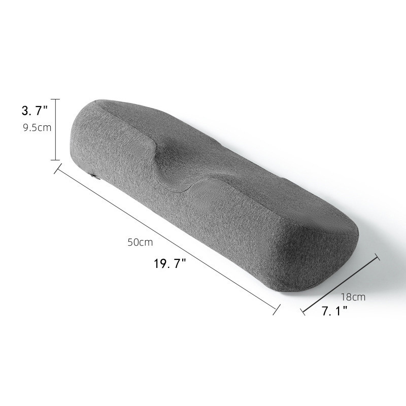 Cross-Border Unisex Cervical Spine Pillow Slow Rebound Memory Foam Neck Support Pillow Spine Correction Supine Sleep Aid Single Pillow