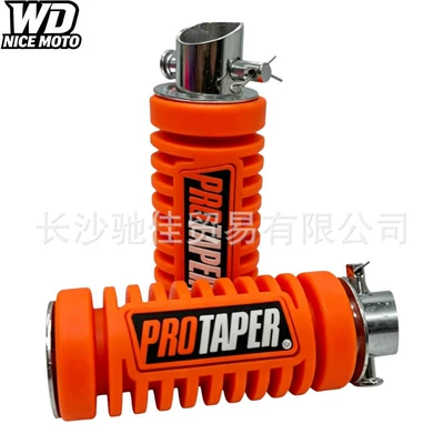 Factory Direct Sales, Cross-Border Hot-Selling Universal Motorcycle Off-Road Vehicle Modification Pro Front and Rear Footrest Accessories (Motosiklet ləvazimatları və aksesuarları) - orange