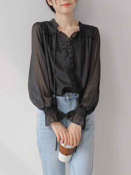 Apricot long-sleeve