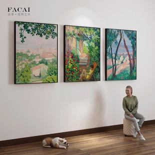 Scandinavian Small Fresh Triptych Abstract Mural Living Room Decorative Painting Modern Simple High-End Sofa Background Wall Hanging Painting