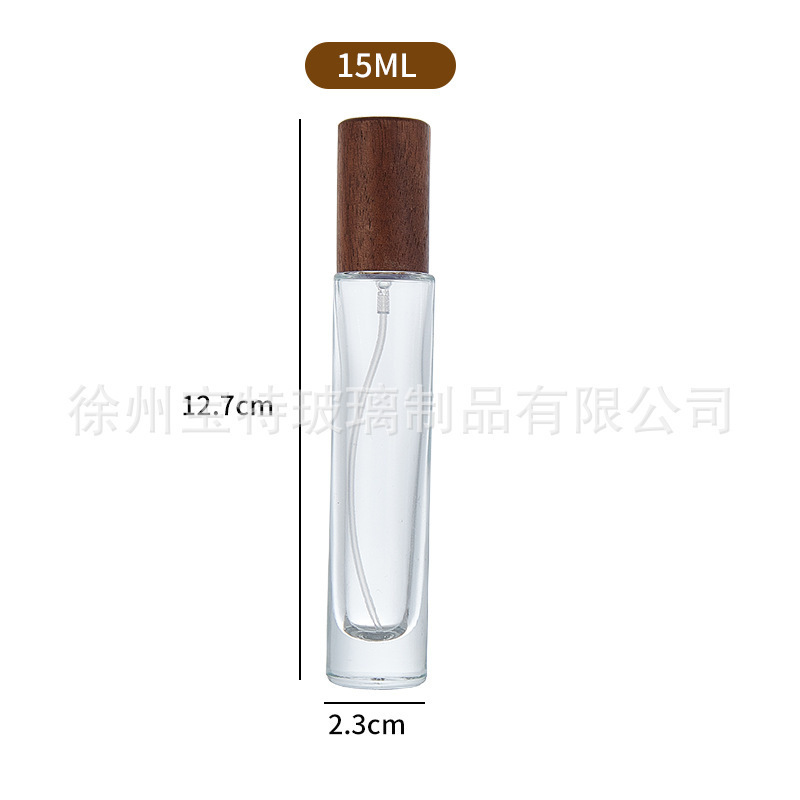 5ml香水喷雾分装瓶带盖10ml方形玻璃香水瓶子30ml加厚底香水瓶|undefined