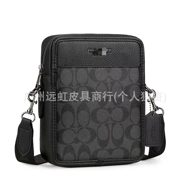 Ole's New Men's Sullivan Printed Mobile Phone Bag, High-Quality Single-Shoulder Cross-Body Small Square Bag, Cross-Border Men's Bag Ole's New Men's Sullivan Printed Mobile Phone Bag, High-Quality Single-Shoulder Cross-Body Small Square Bag, Cross-Border Men's Bag