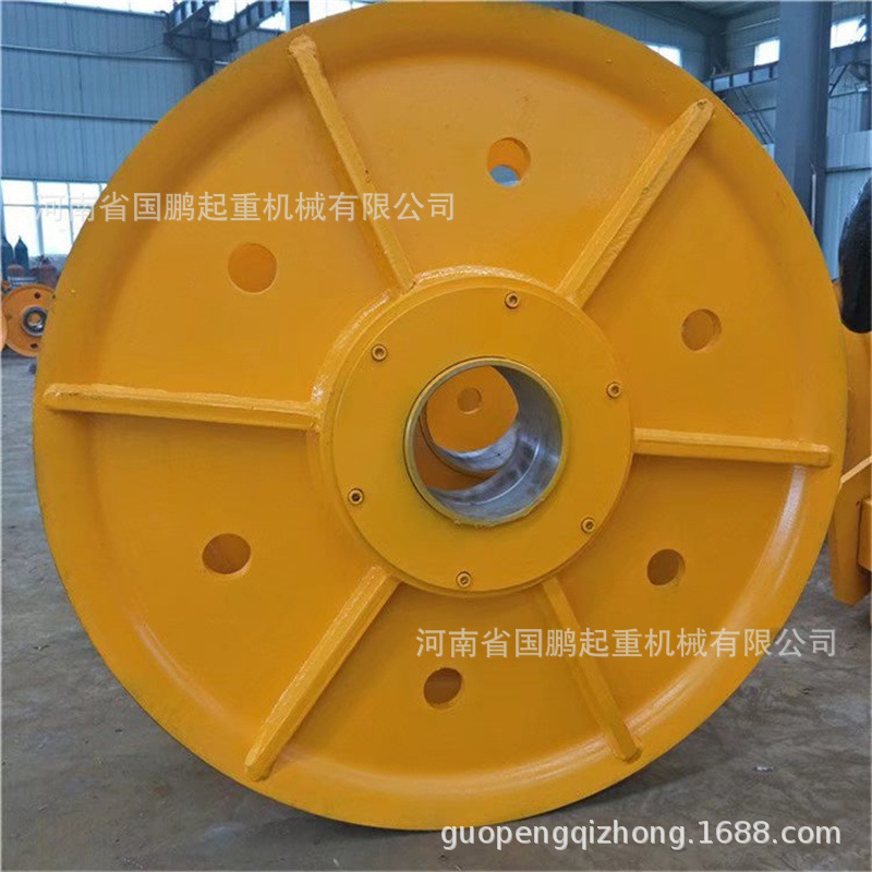 电话18237365788钢丝绳吊装滑轮吊钩抓斗用导绳轮T卷扬机起重机行