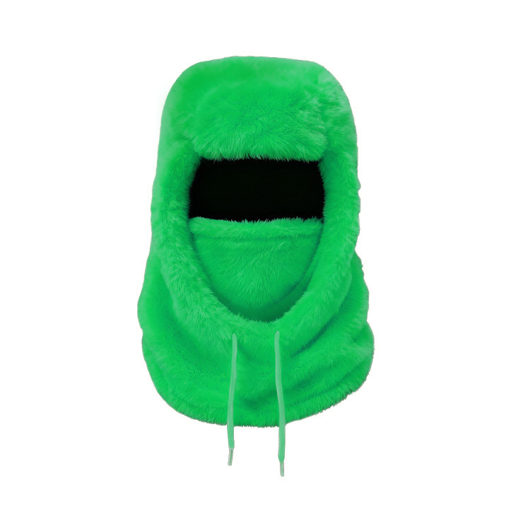 Europa y los Estados Unidos de peluche calentamiento protector de orejas de cuello en invierno máscara de esquí grueso sombrero antiviento para hombres y mujeres