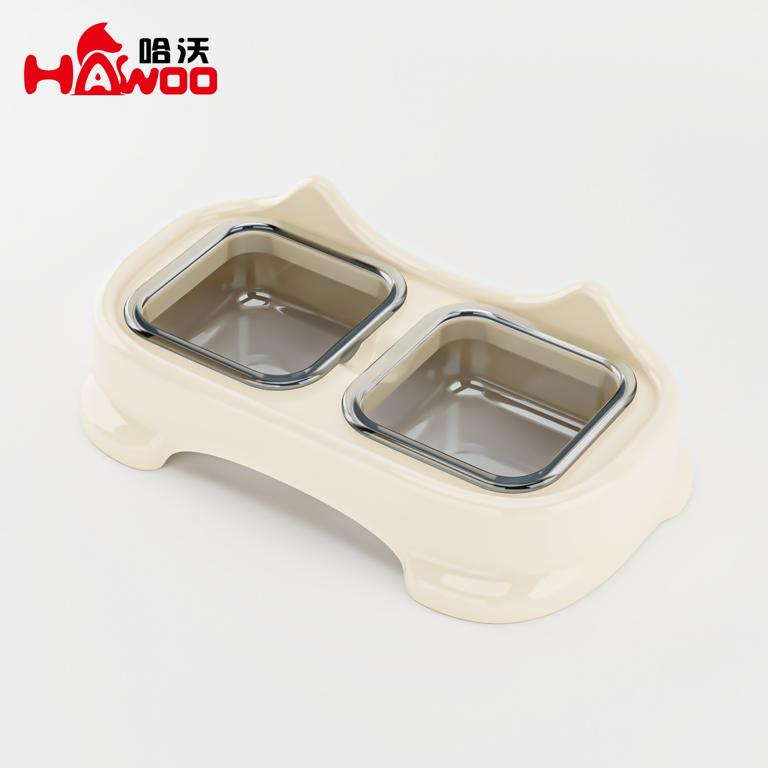 Z cubre la cara del gato vidrio doble tazón de comida para gatos tazón anti-violación pequeño tazón para perros tazón para gatos tazón para gatos tazón para mascotas