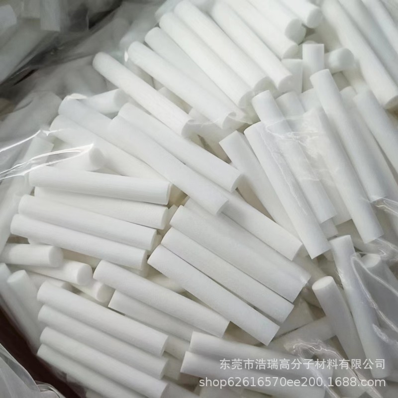 供应8mm加湿器海绵棒白色吸水棉棒 雾化吸水棉香水挥发器纤维海绵