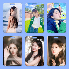 李一桐卡套批發塑料滑蓋學生校牌飯卡胸牌小卡工作證卡套門禁公交