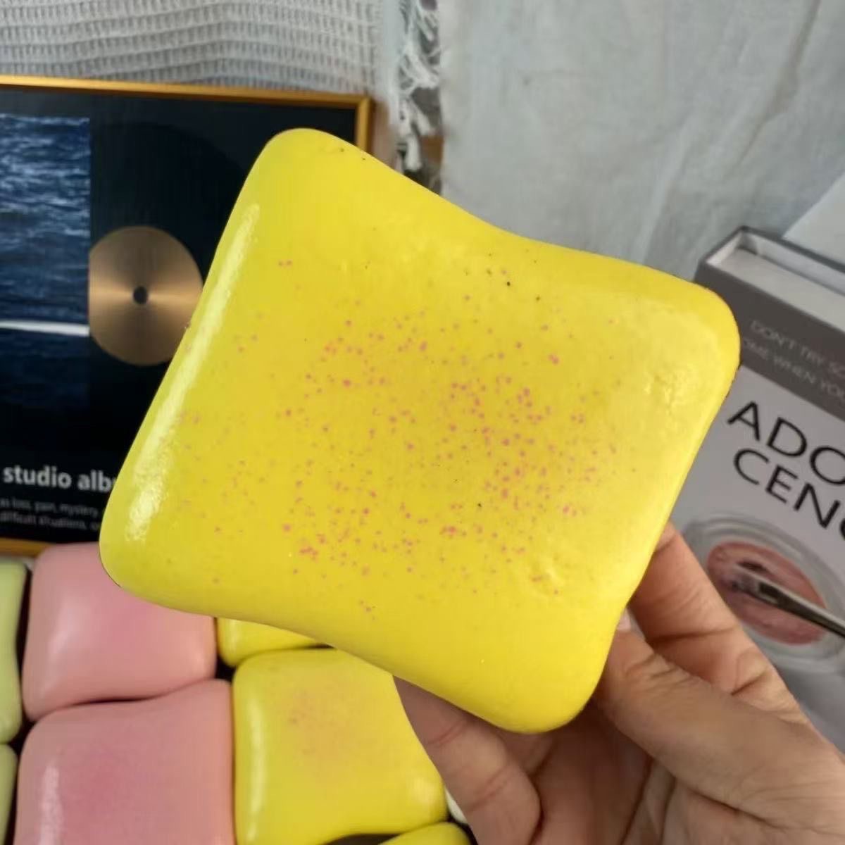 Simulación de alimentos húmedos suaves rebote lento bolsas de piña super grandes pellizco juguetes pellizco bolsas de cuerno de toro juguetes de descompresión de pan
