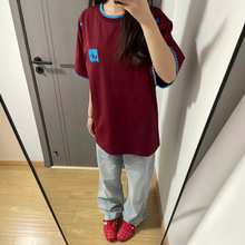 ��ʽ���ű����廨�ƺ�ɫ����T��Ů�ļ�2026�¿������Ƹ�����ins