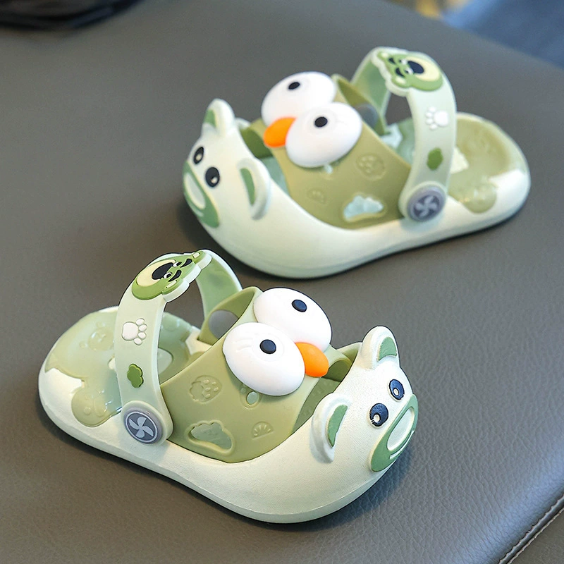 2024 новые летние детские сабо для мальчиков и девочек, модные EVA, внутренняя и внешняя обувь, стильные, универсальные, милые с мультяшным дизайном
