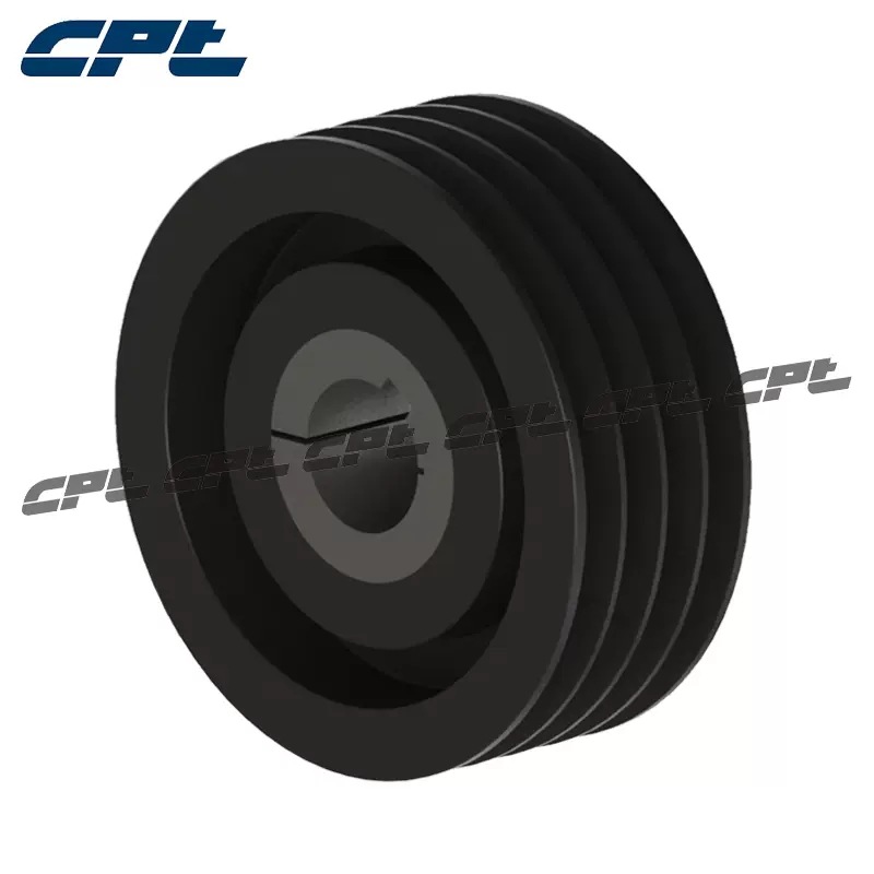 CPT欧标皮带轮SPC300-04-3535四槽节径300适配锥套3535铸铁皮带轮