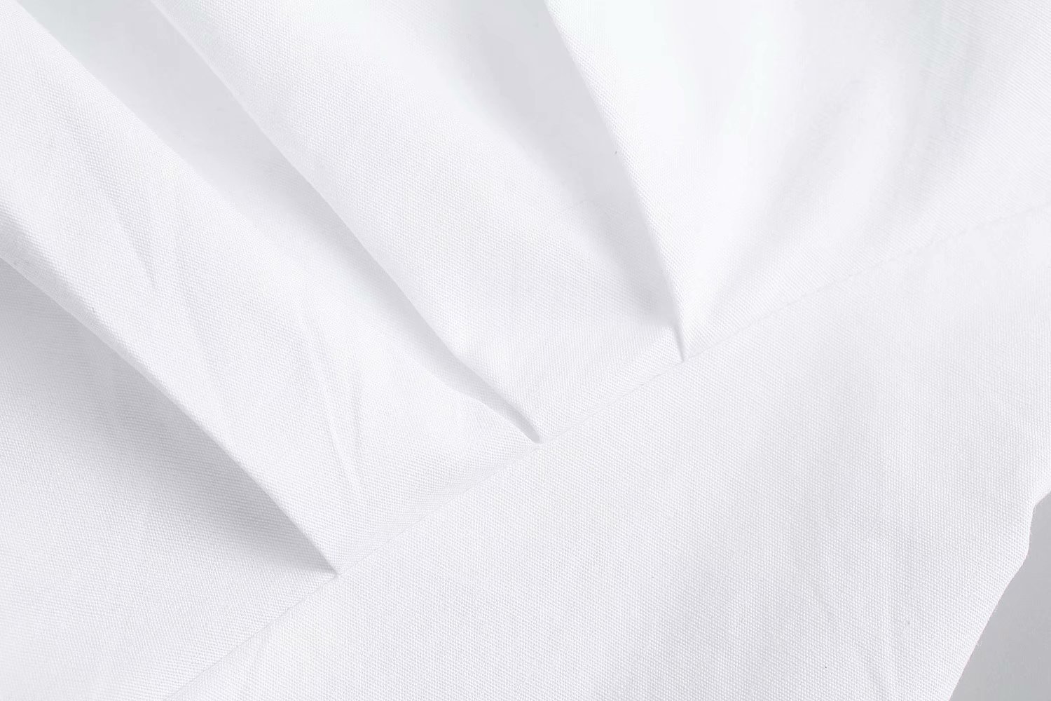 spring new poplin white shirt NSAM47577