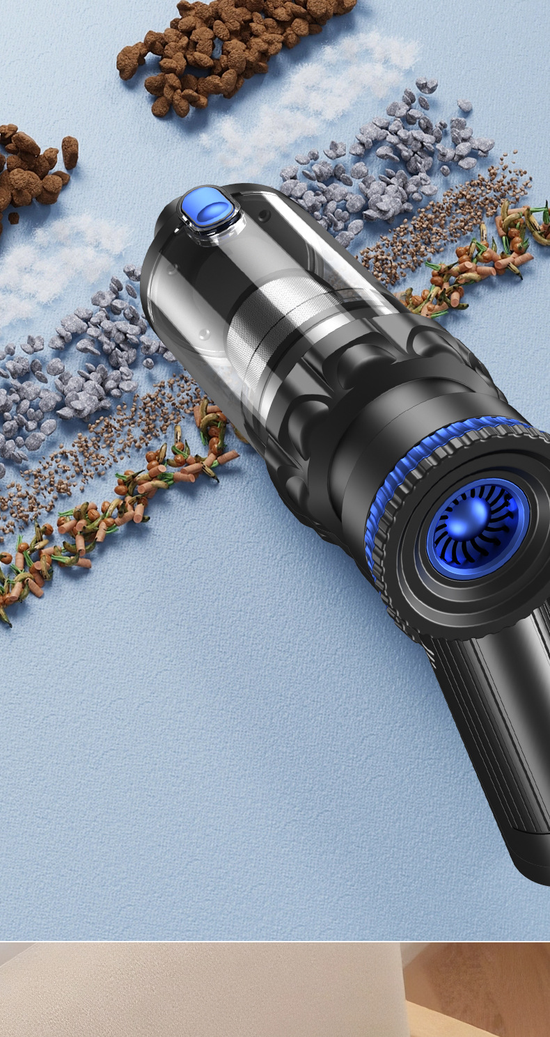 Car Vacuum Cleaner Car Household Large Suction Portable Charging Handheld Wireless Brushless Small Powerful Dust Blower