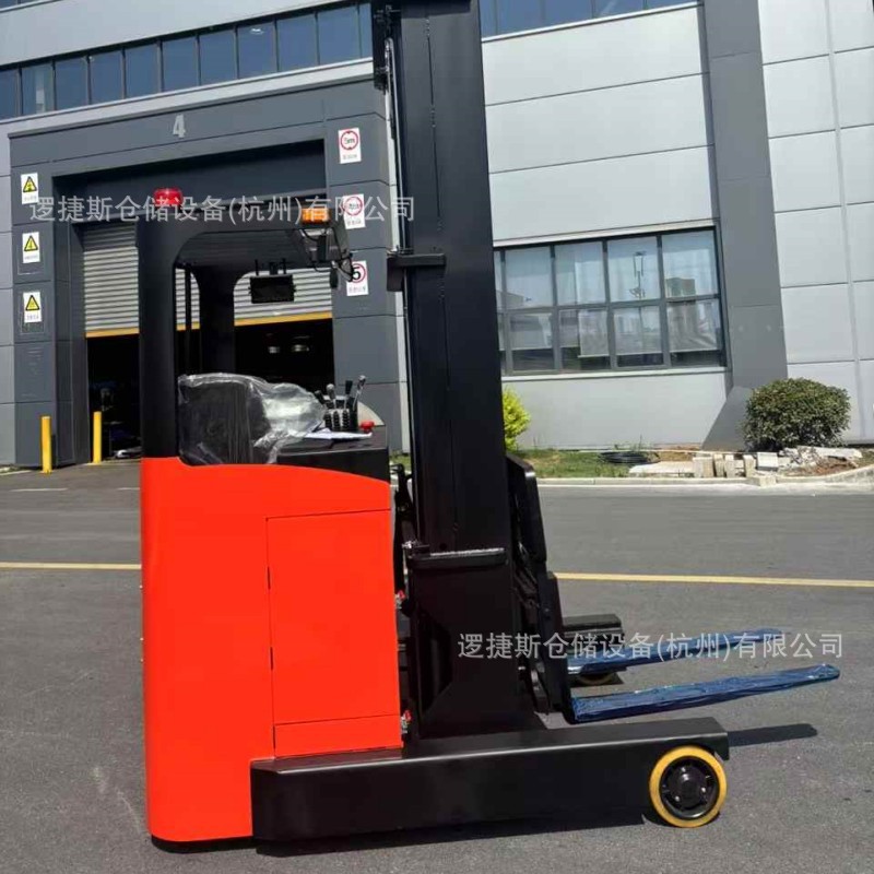 洛捷斯座驾式大前移叉车3吨仓储全电动托盘堆高车装卸堆垛铲车