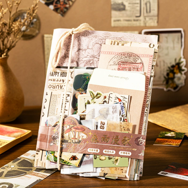 Новые наклейки серии Ретро и Фэнтези уверены, что материал журнала ниша художественная бирка Украшение DIY Материал Бумага