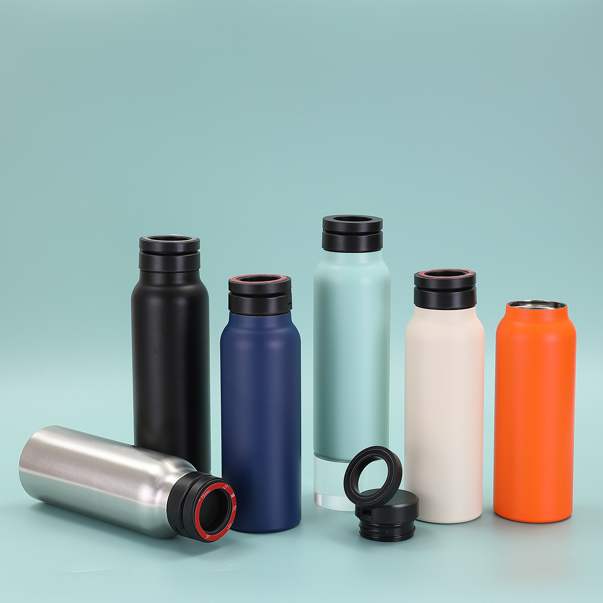 Amazon Ringo taza de absorción deportiva taza de agua al aire libre de gran capacidad 304 taza de acero inoxidable regalos de negocios